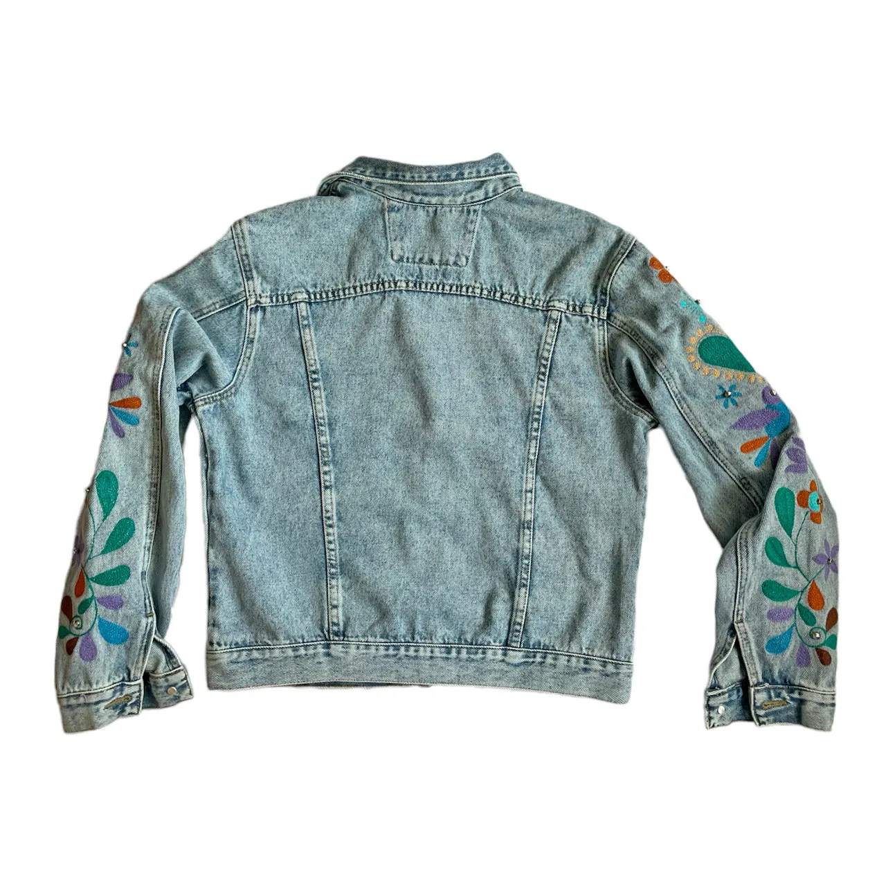 AGUSTINA - EMBROIDERED DENIM JACKET - COLCA /PRE ORDERS