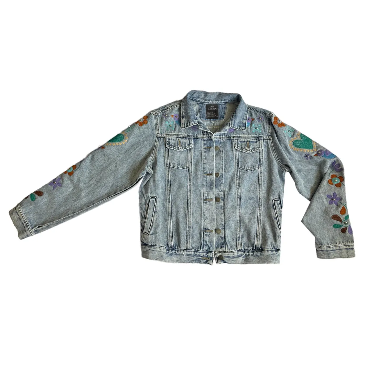 AGUSTINA - EMBROIDERED DENIM JACKET - COLCA /PRE ORDERS