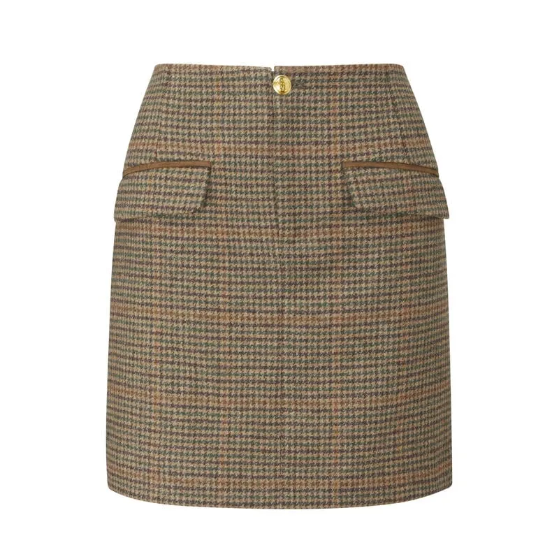 Alan Paine Surrey Tweed Ladies Skirt - Sycamore