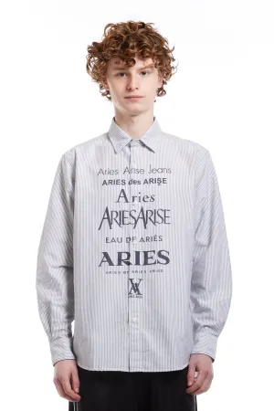 ARIES - PERFUME OXFORD SHIRT BLACK