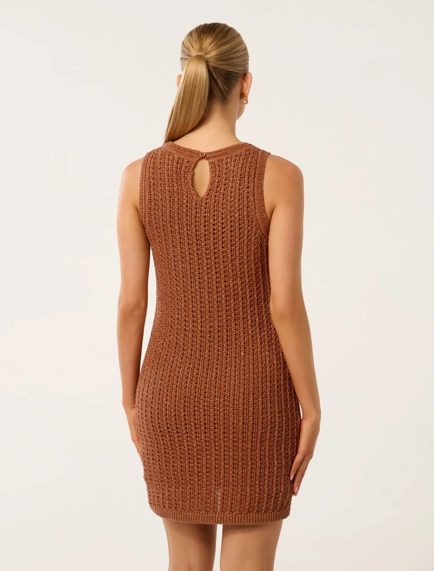 Bailee Crochet Mini Dress