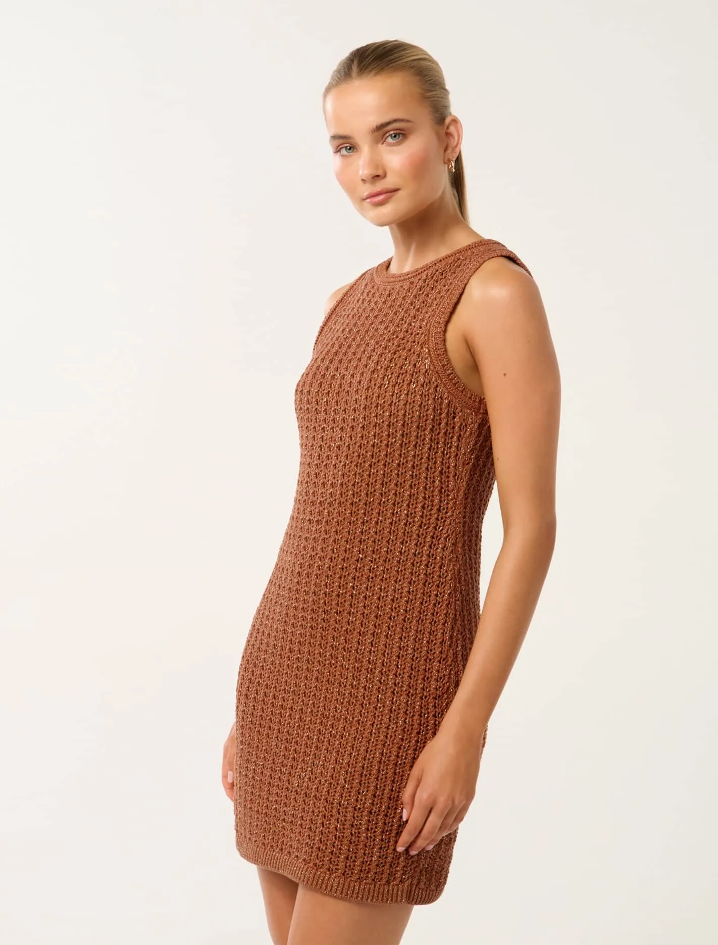 Bailee Crochet Mini Dress