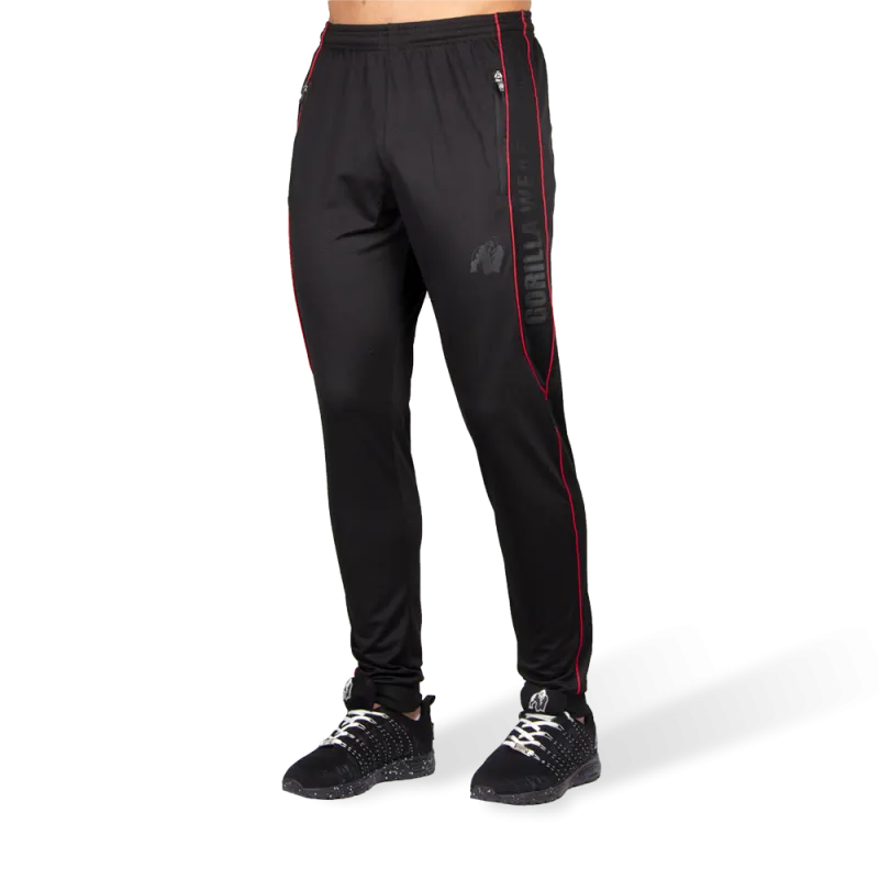 BRANSON PANTS - BLACK/RED