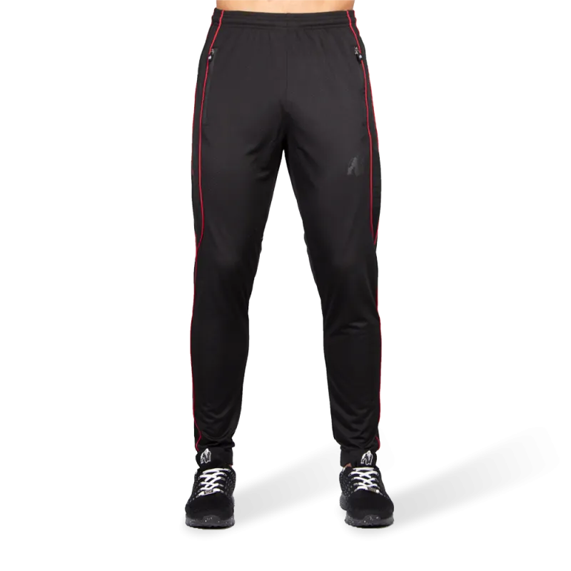 BRANSON PANTS - BLACK/RED