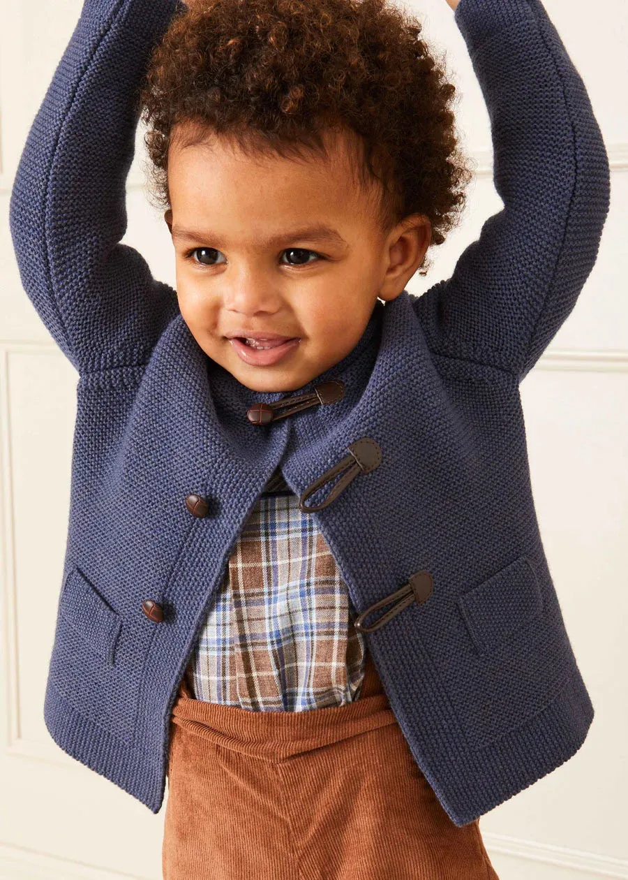 Corduroy Braces Trousers in Caramel (18mths-4yrs)