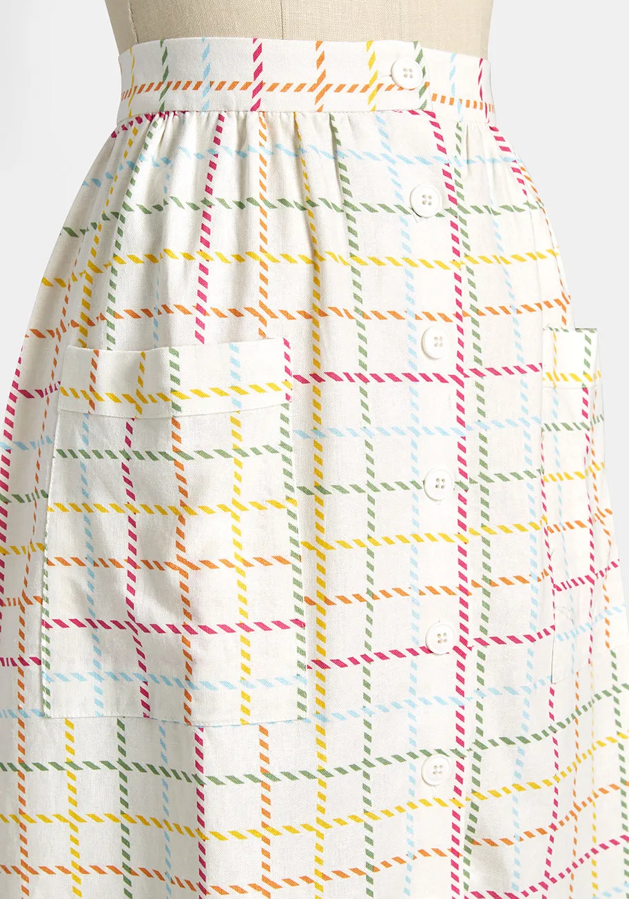 Creative Direction A-Line Skirt