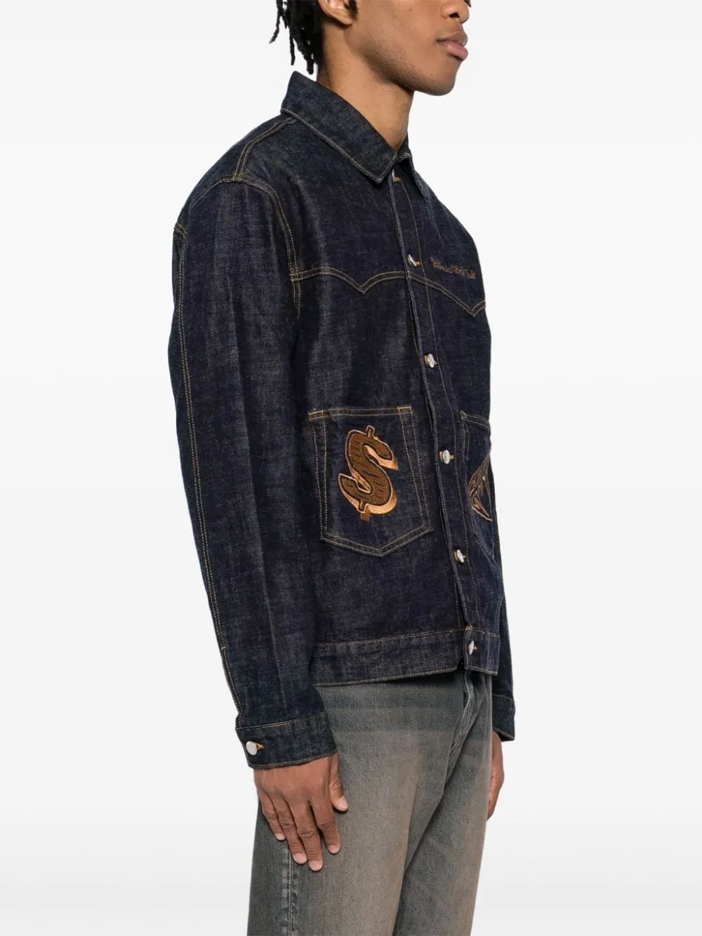 Embroidered Denim Jacket