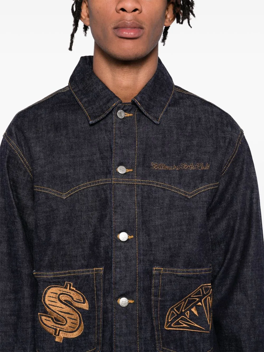 Embroidered Denim Jacket