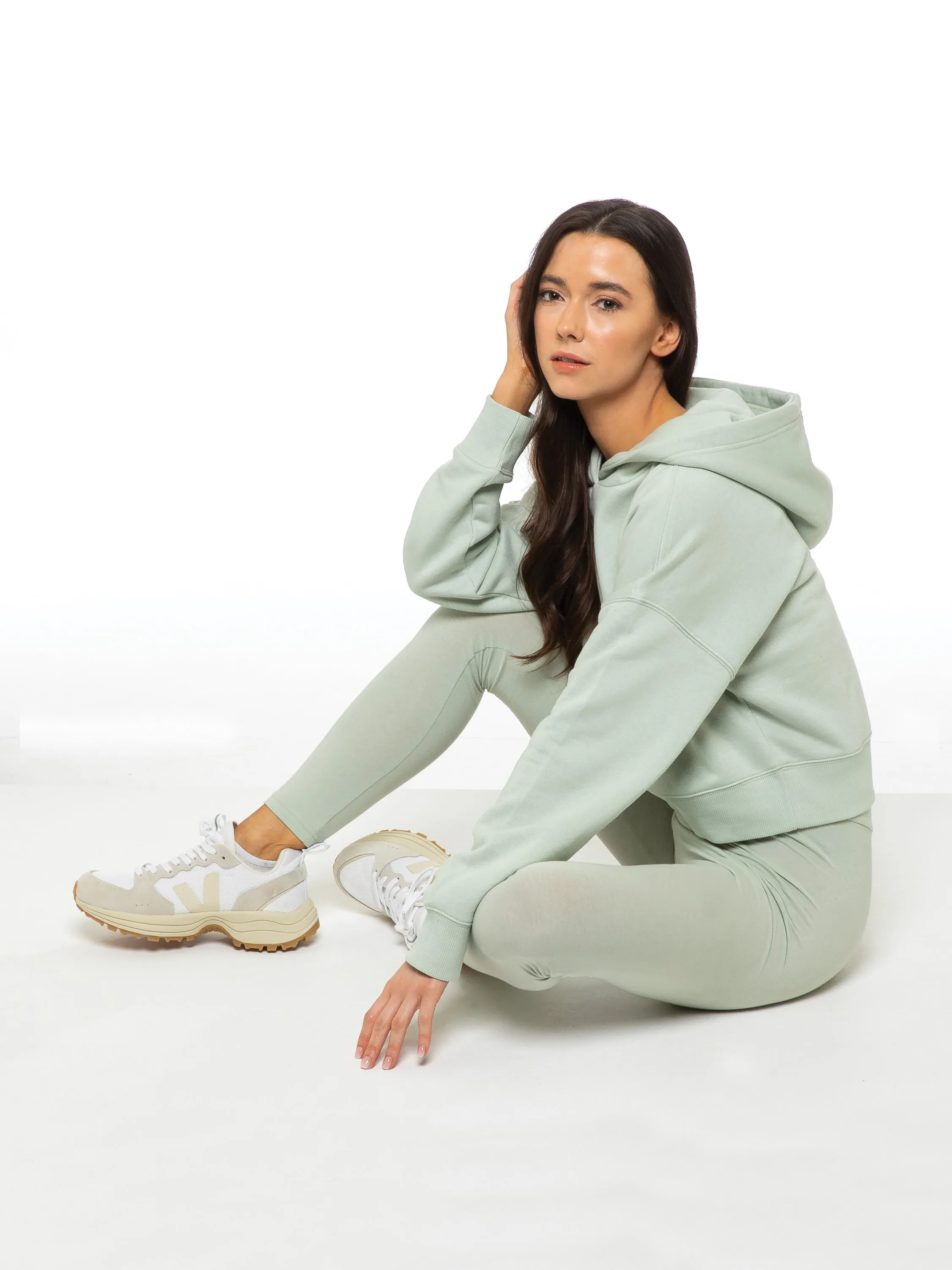 Enzo | Womens Cropped Hoodie Tracksuit