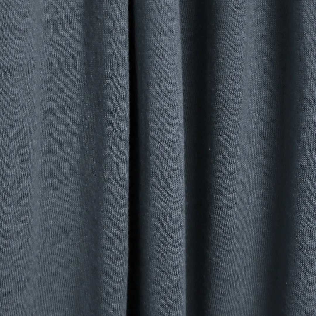 fine linen/viscose knit, Oeko-Tex certified - slate blue