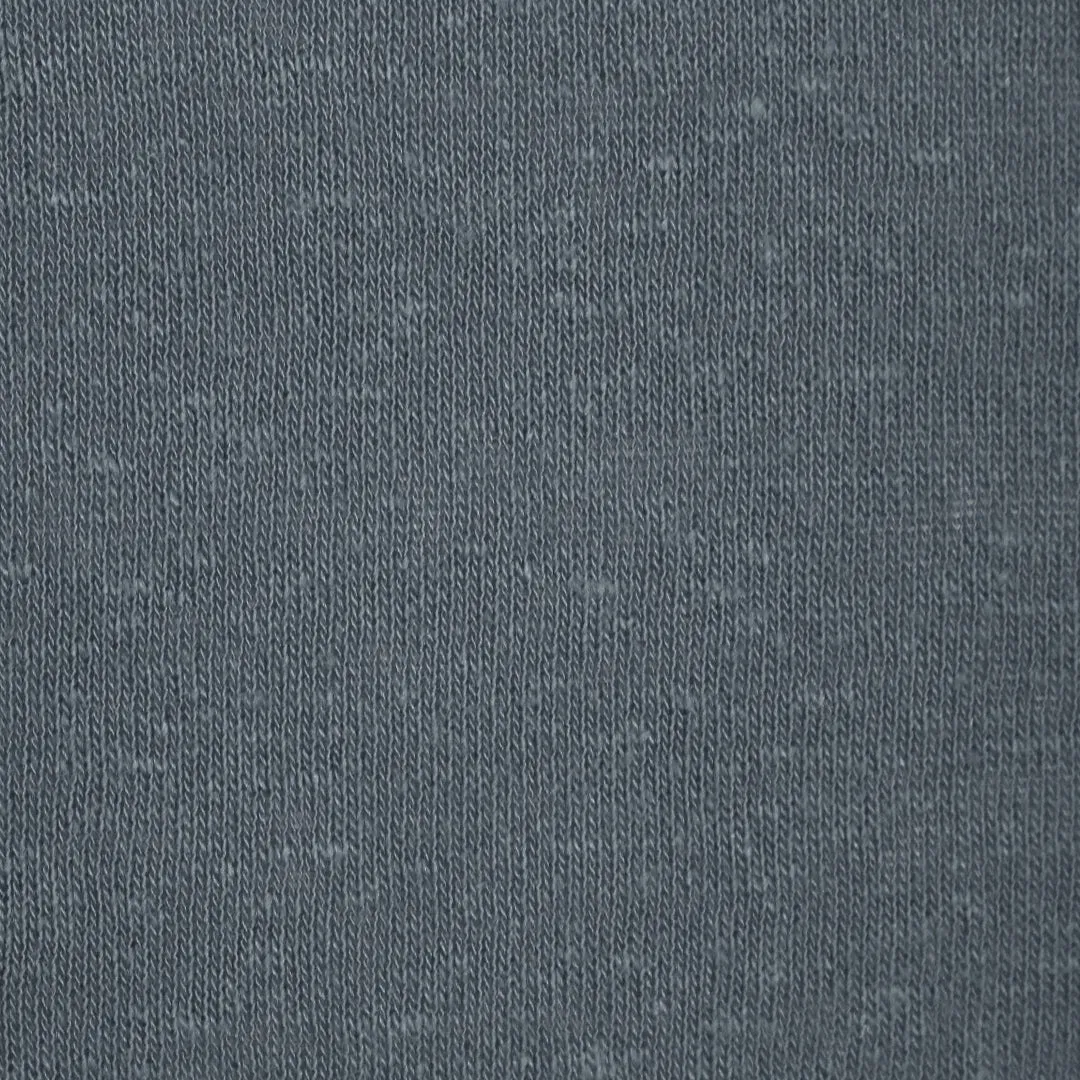 fine linen/viscose knit, Oeko-Tex certified - slate blue