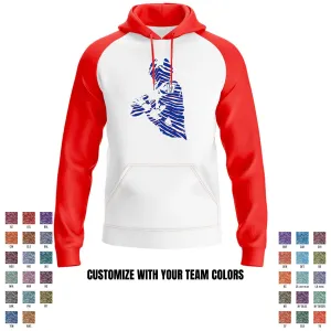 Football Team - Player - Performance Defender Hoodie - Red