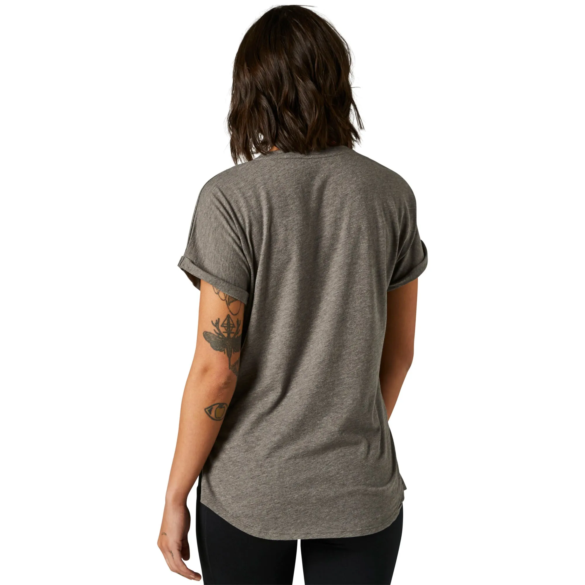 Fox Racing Womens Boundary T-Shirt Graphite Grey