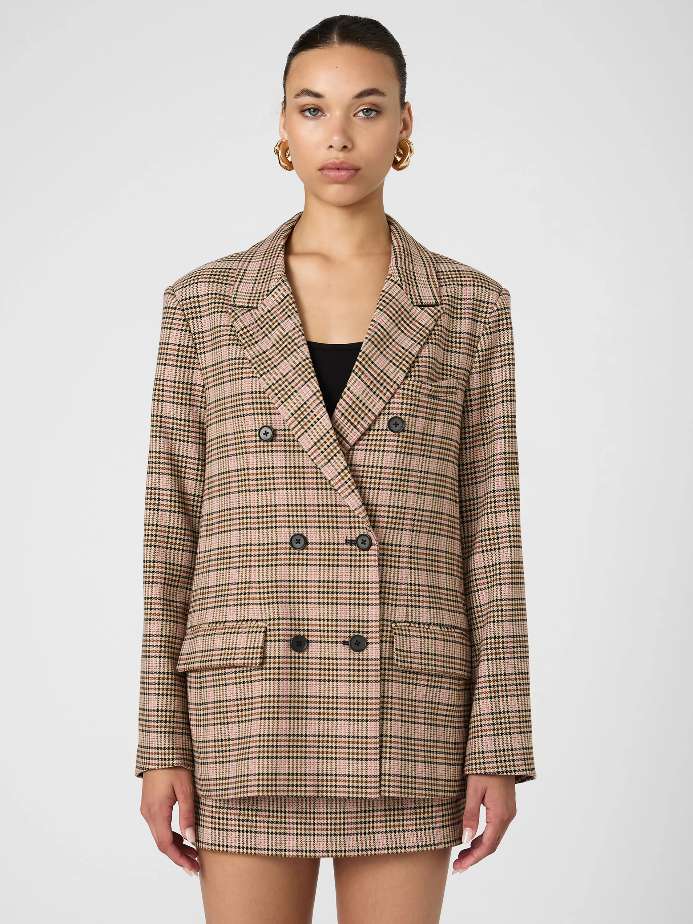 Gina Check Blazer