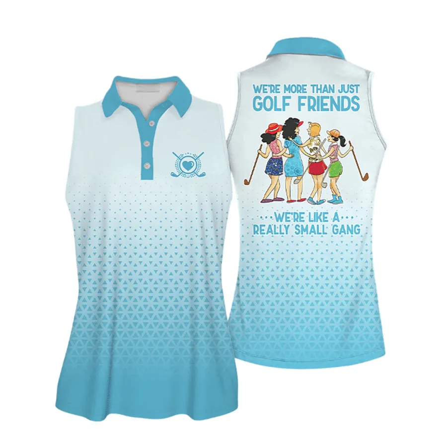 Golf Friends Sleeveless Polo Shirt For Ladies, Golf Shirt, Women Golf Shirts Short Sleeve