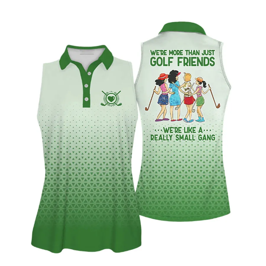 Golf Friends Sleeveless Polo Shirt For Ladies, Golf Shirt, Women Golf Shirts Short Sleeve