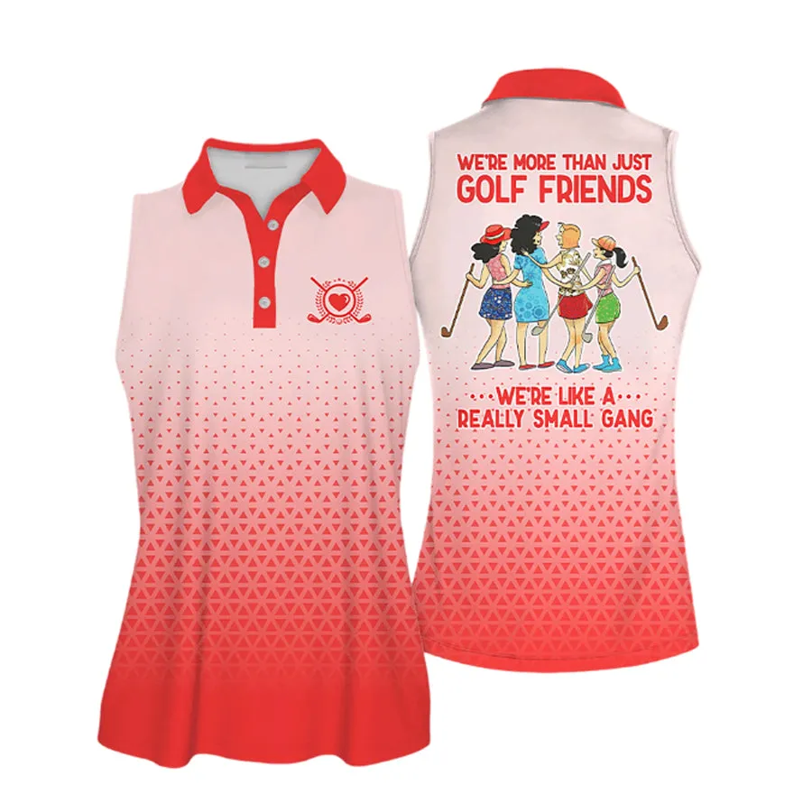 Golf Friends Sleeveless Polo Shirt For Ladies, Golf Shirt, Women Golf Shirts Short Sleeve