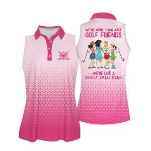 Golf Friends Sleeveless Polo Shirt For Ladies, Golf Shirt, Women Golf Shirts Short Sleeve