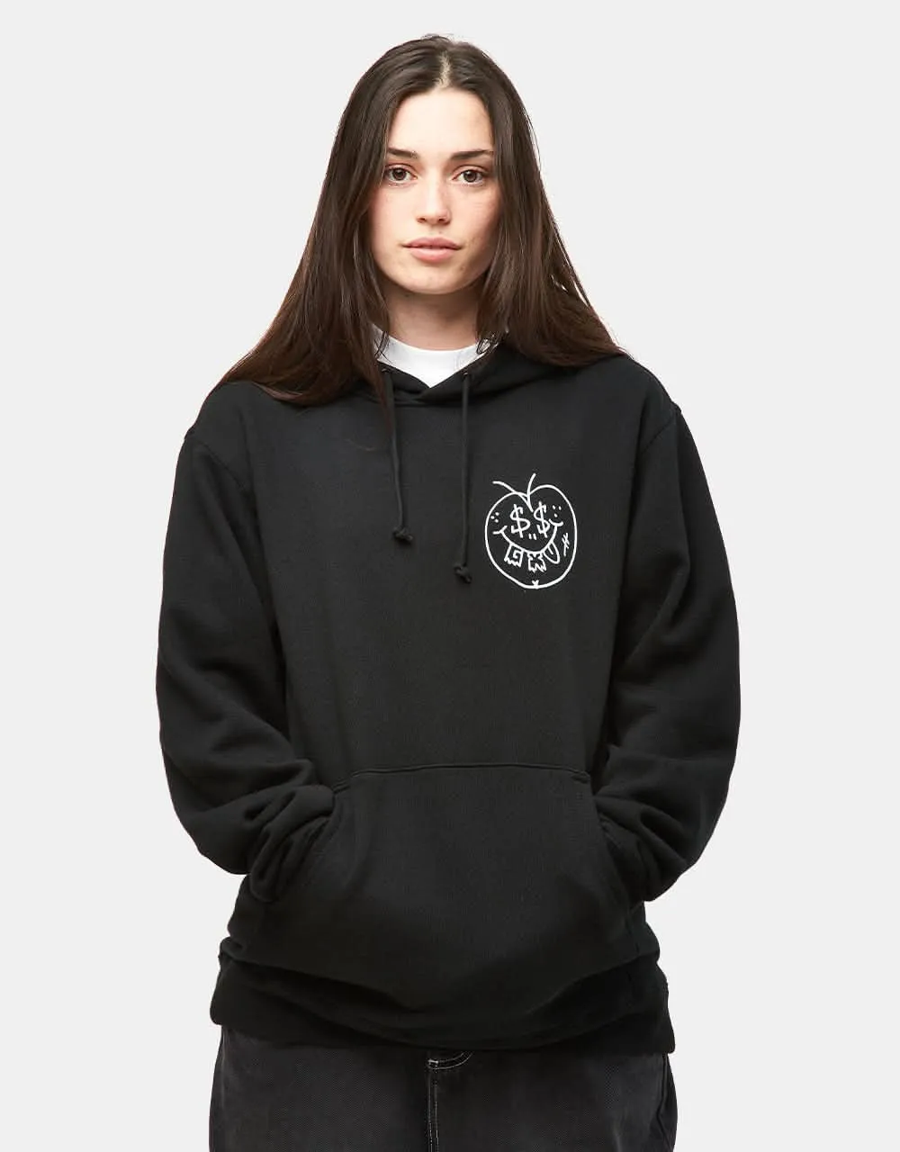 GX1000 Face Plant Pullover Hoodie - Black