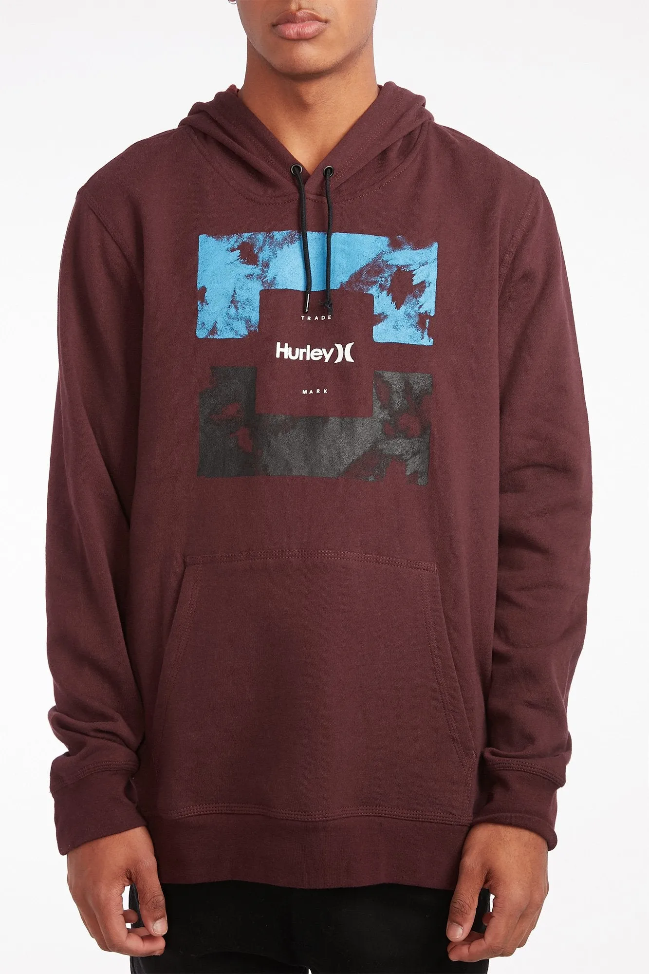 Hurley Guys Enclosed Logo Graphic Popover Hoodie