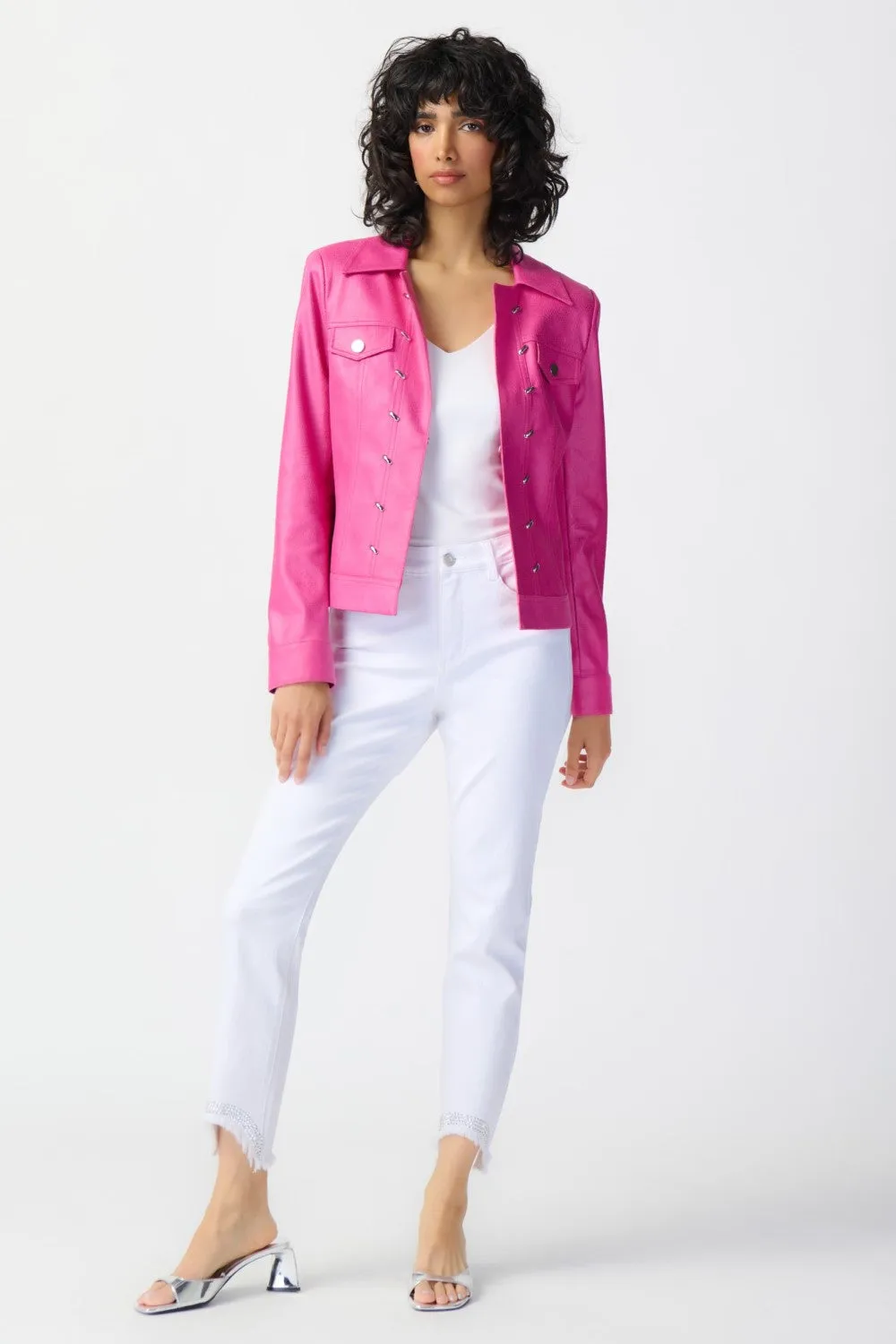 Joseph Ribkoff Jacket 241911 Bright Pink