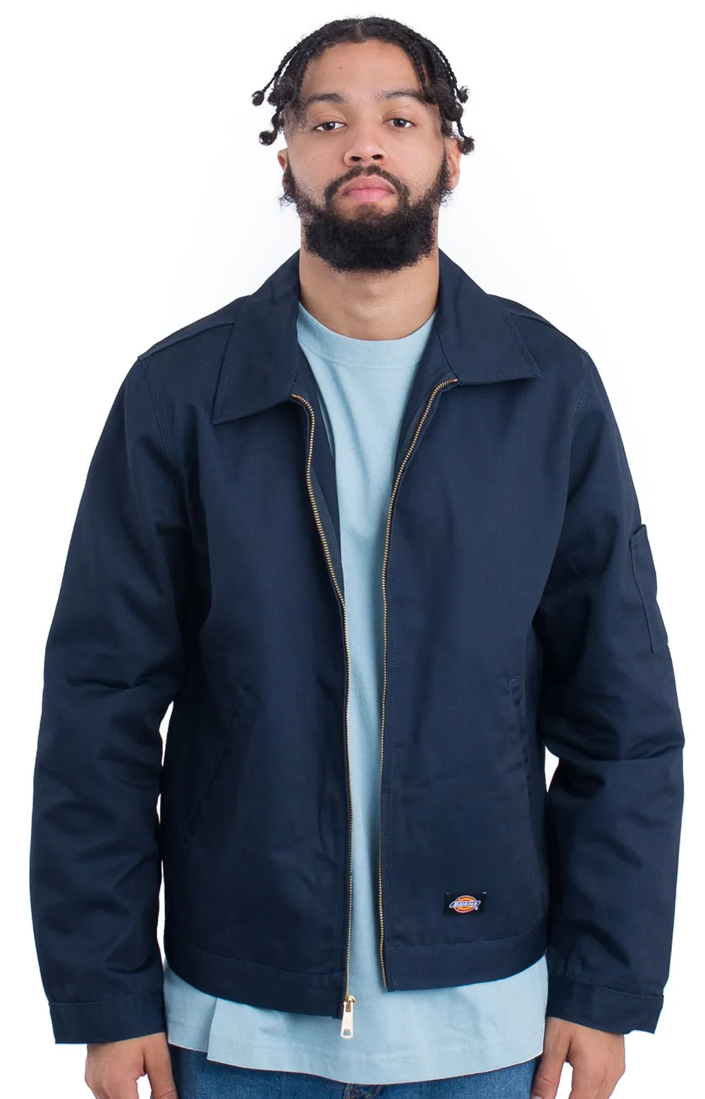 (JT75DN) Unlined Eisenhower Jacket - Dark Navy