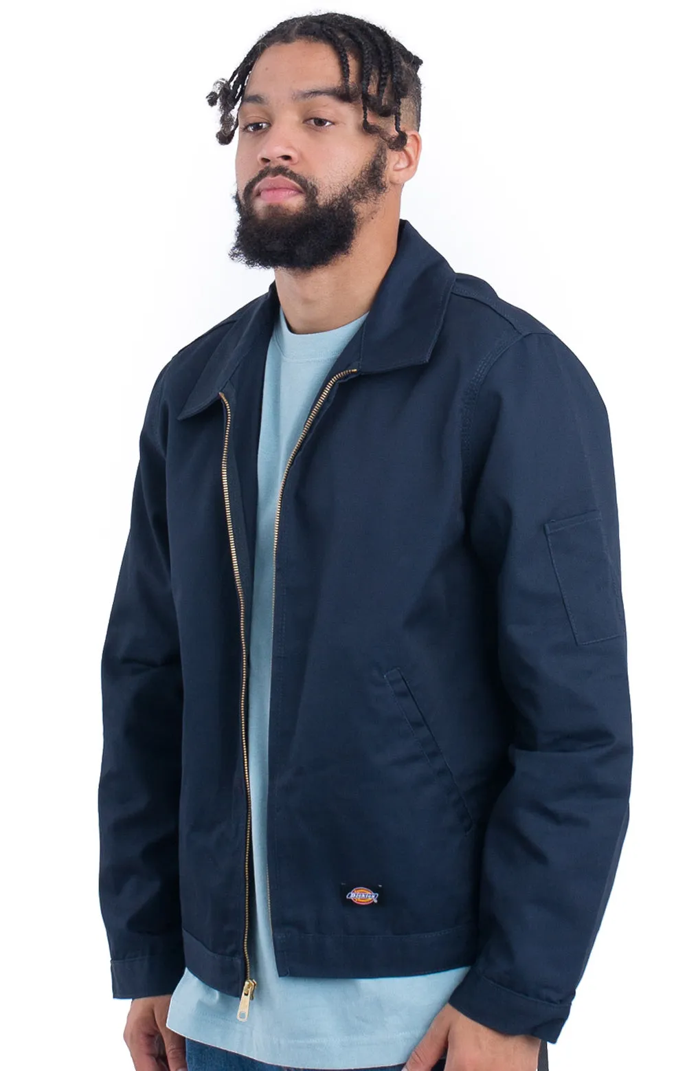 (JT75DN) Unlined Eisenhower Jacket - Dark Navy