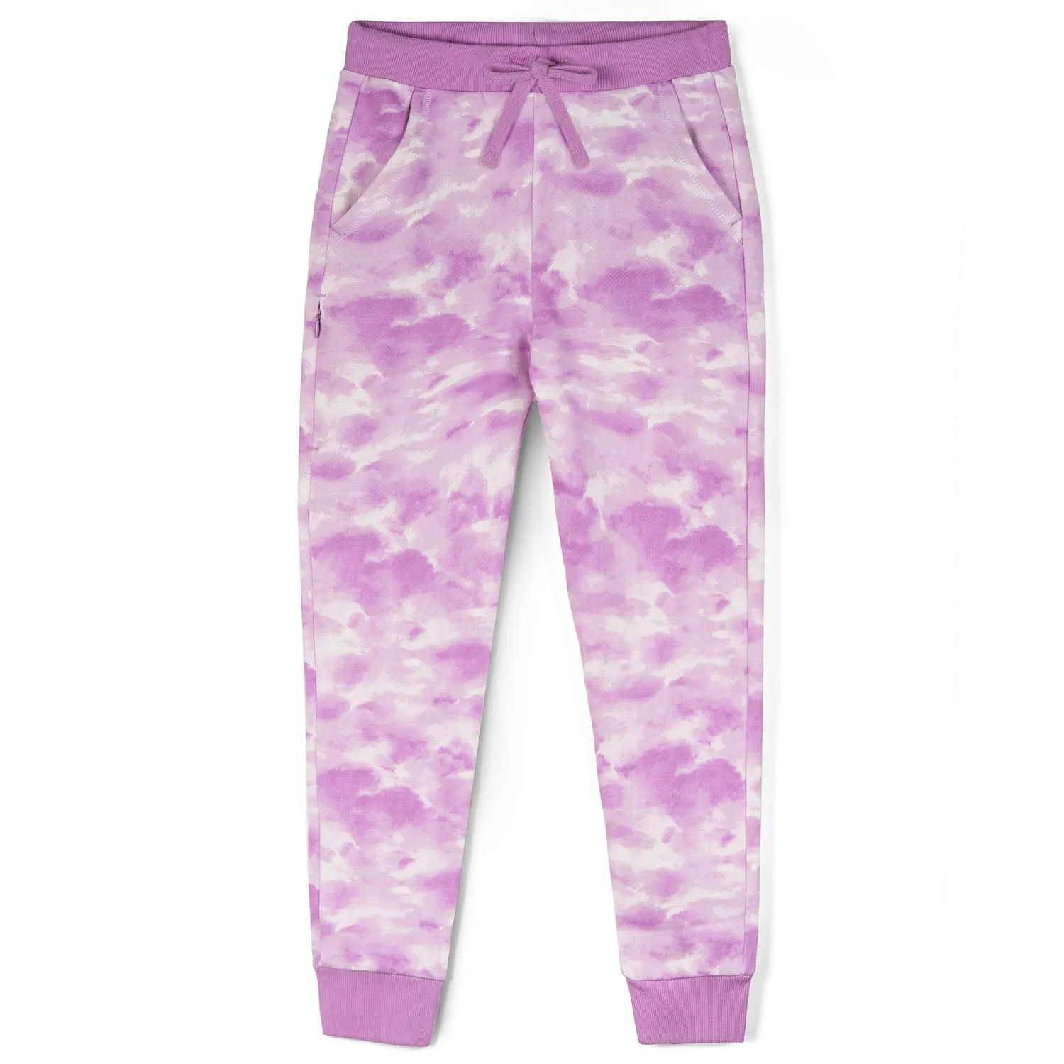 Kids Pants: Organic Cotton Cloud Print Sweatpants