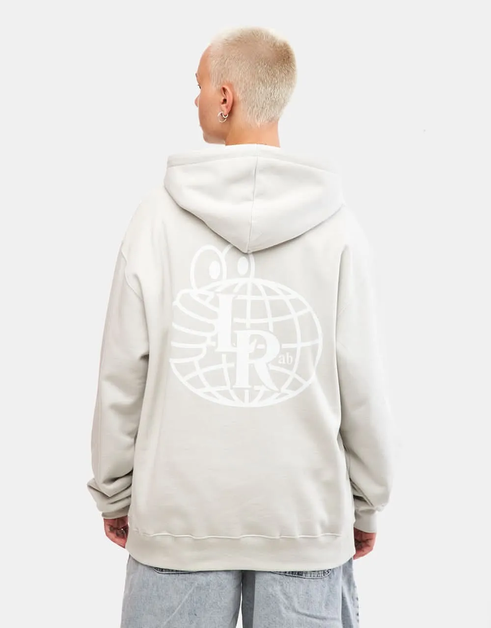 Last Resort AB Atlas Monogram Pullover Hoodie - Fog Grey