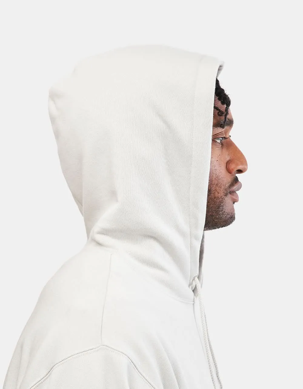 Last Resort AB Atlas Monogram Pullover Hoodie - Fog Grey