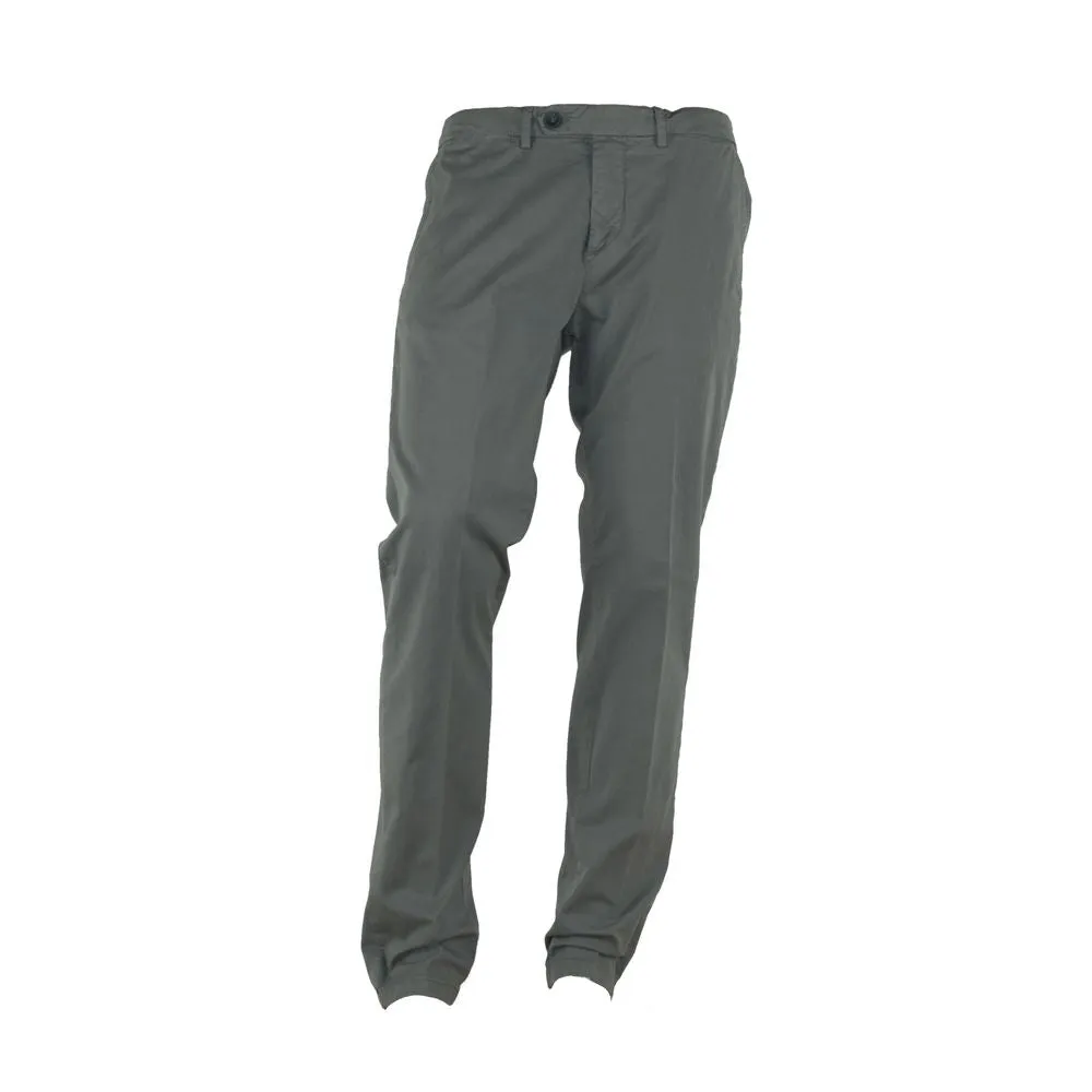 Made in Italy Elegant Summer Italian Cotton Trousers