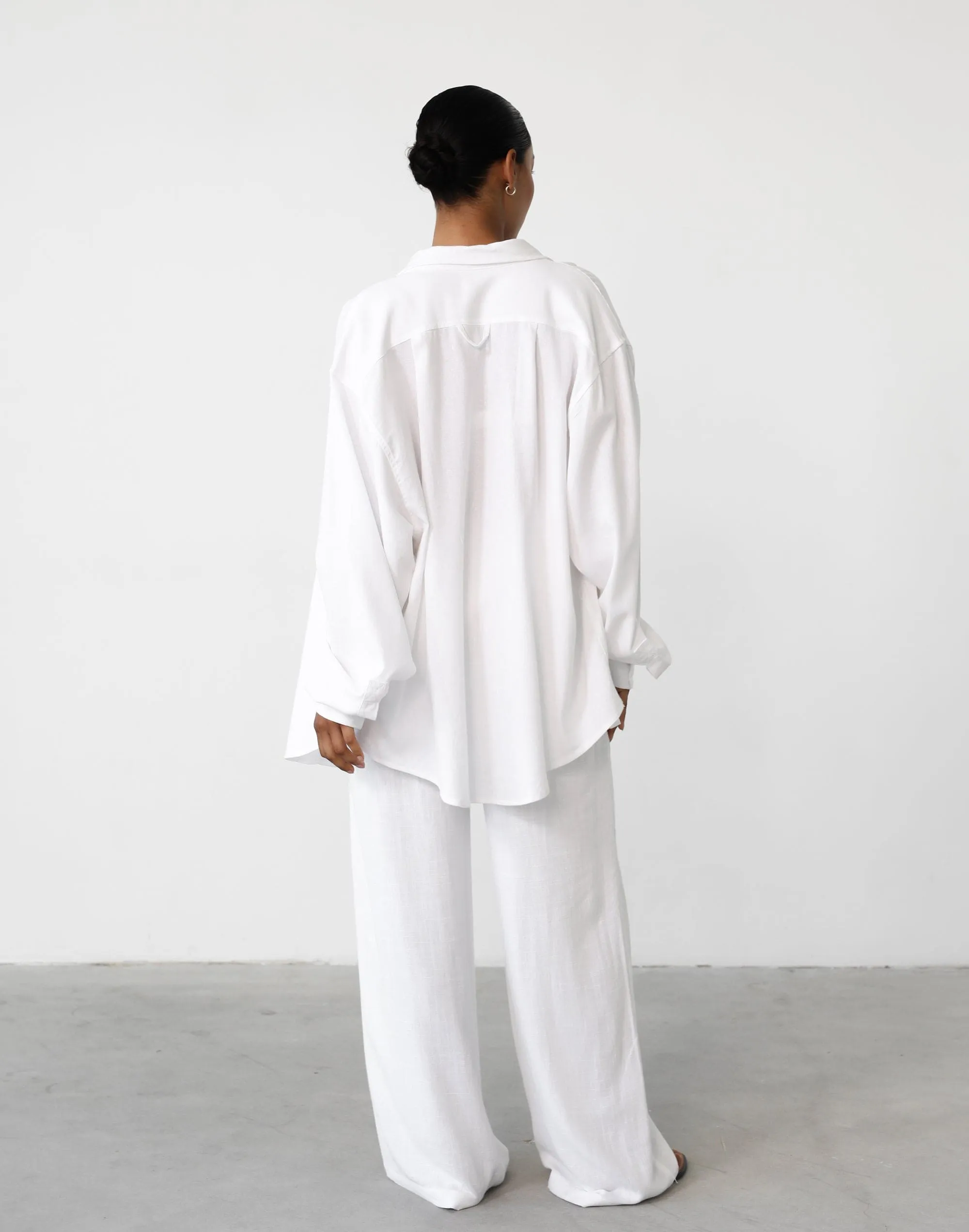 Mckenzie Linen Shirt (White)