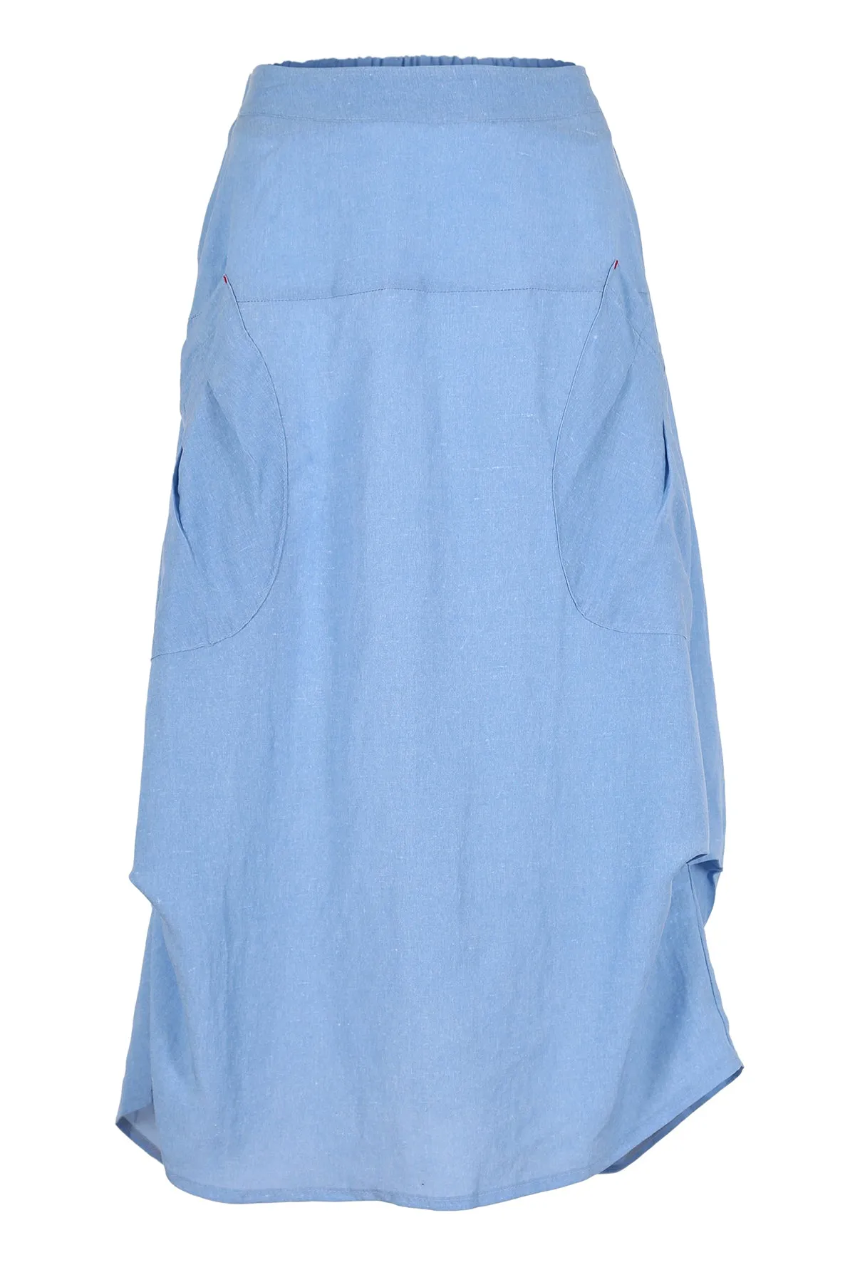 Milwaukee Luminary Skirt Arctic Blue in Linen Blend