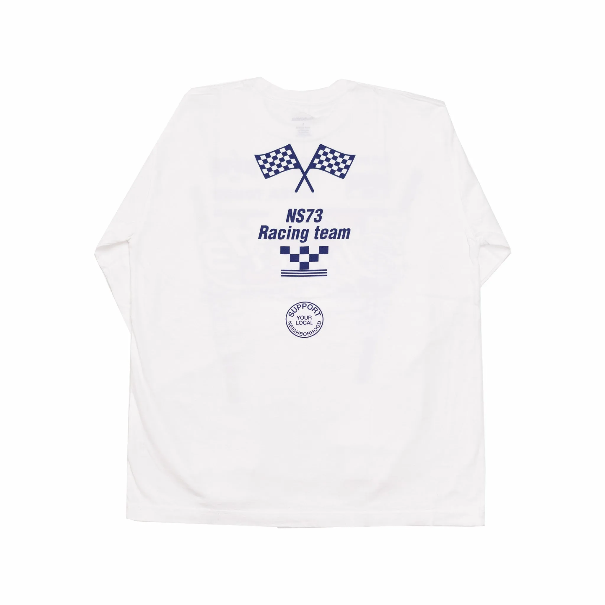 Neighborhood NH X Super73 Longsleeve T-Shirt (White)