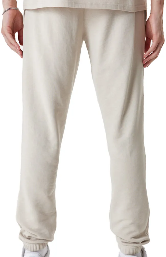 New Era Mens Essentials Jogger Stone White