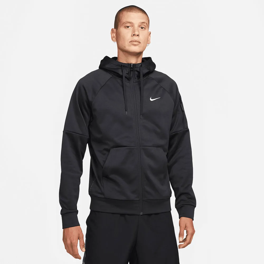 Nike Therma-Fit Full Zip Fleece Fitness Jacket Black