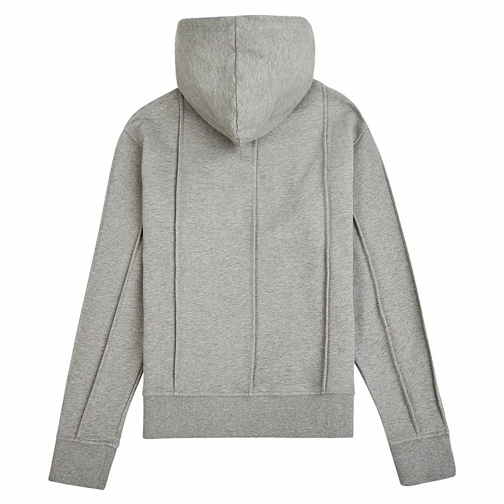 Pintuck Hoodie | Grey