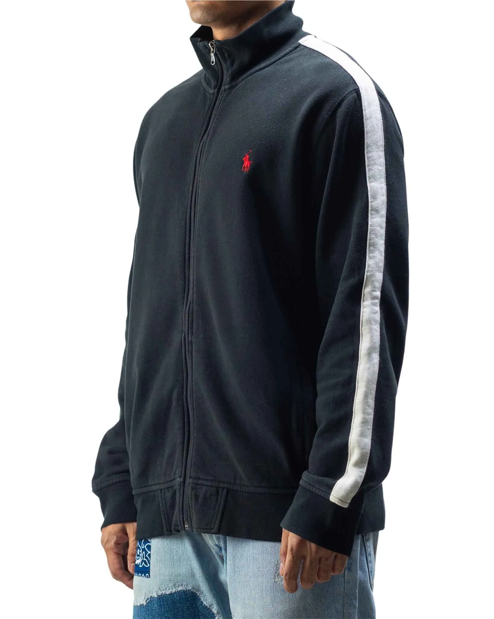 Polo Ralph Lauren Sleeve Stripe Track Jacket Black