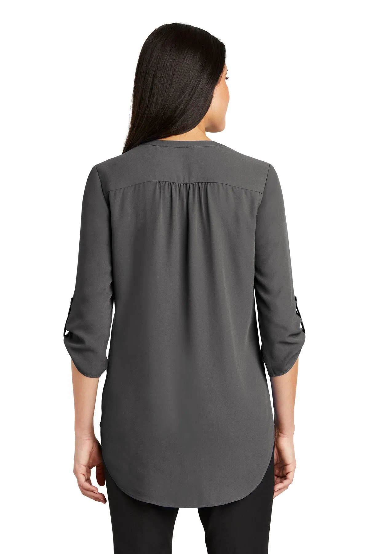 Port Authority Ladies 3/4-Sleeve Tunic Blouse. LW701