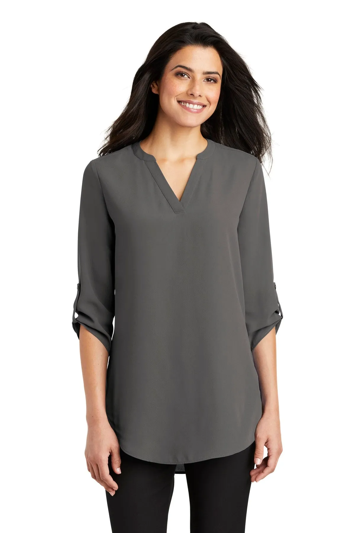 Port Authority Ladies 3/4-Sleeve Tunic Blouse. LW701