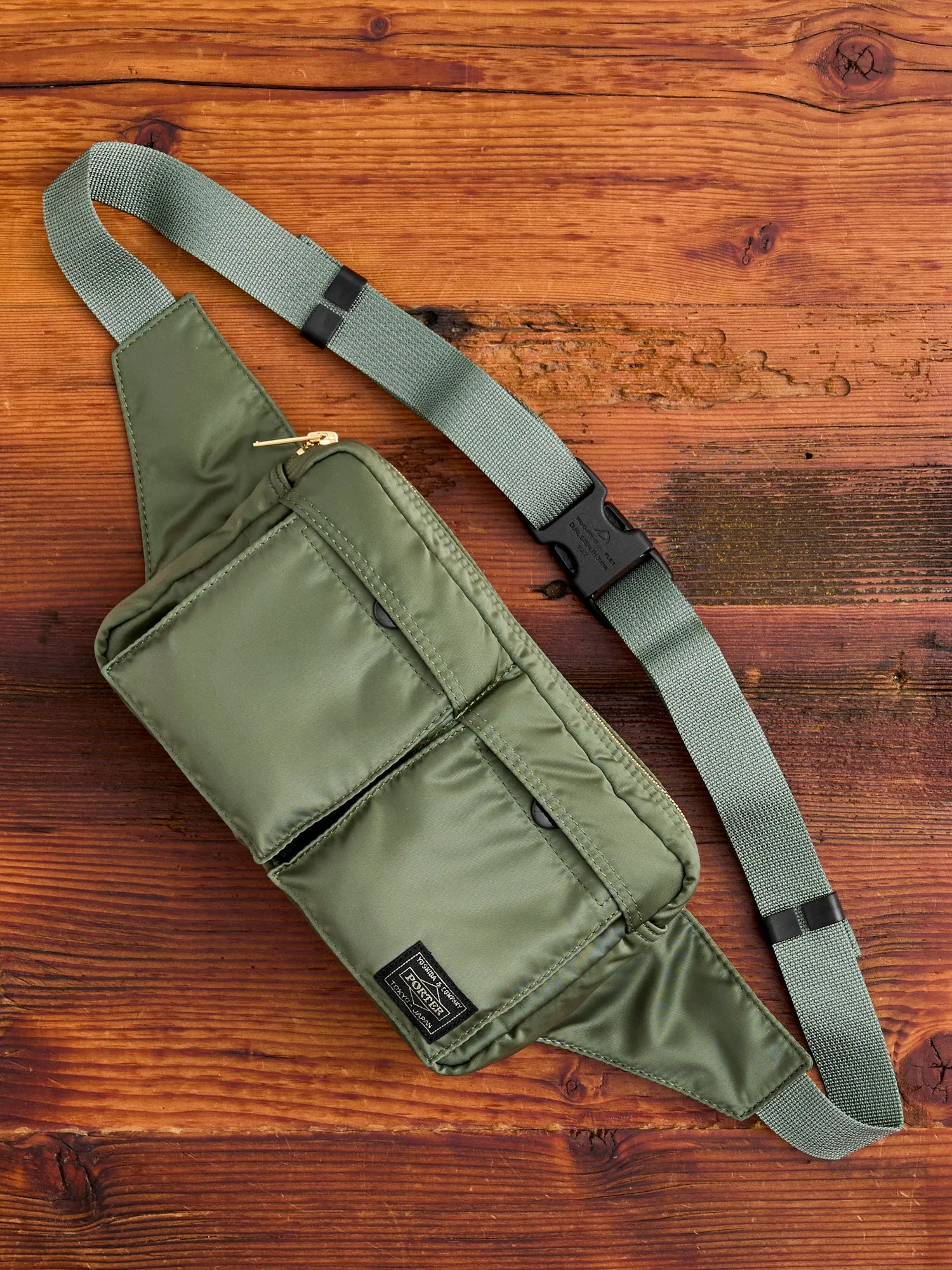 "Tanker" Waist Bag in Sage Green