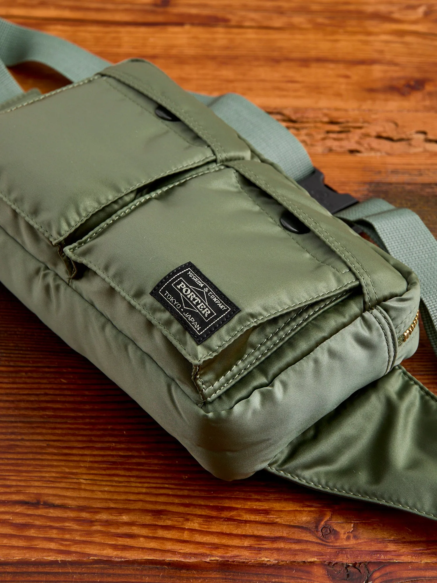 "Tanker" Waist Bag in Sage Green