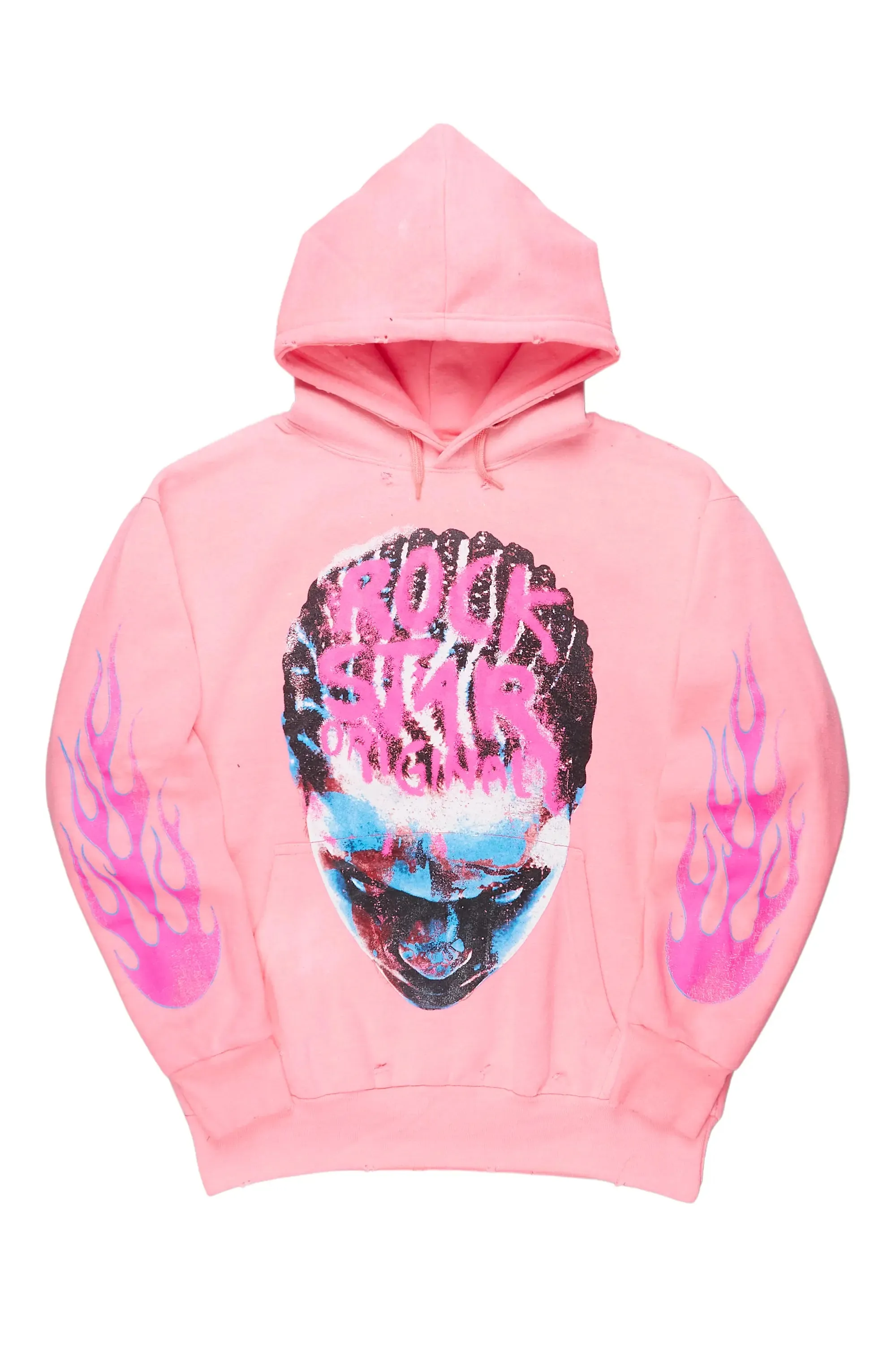 Rafe Pink Graphic Hoodie