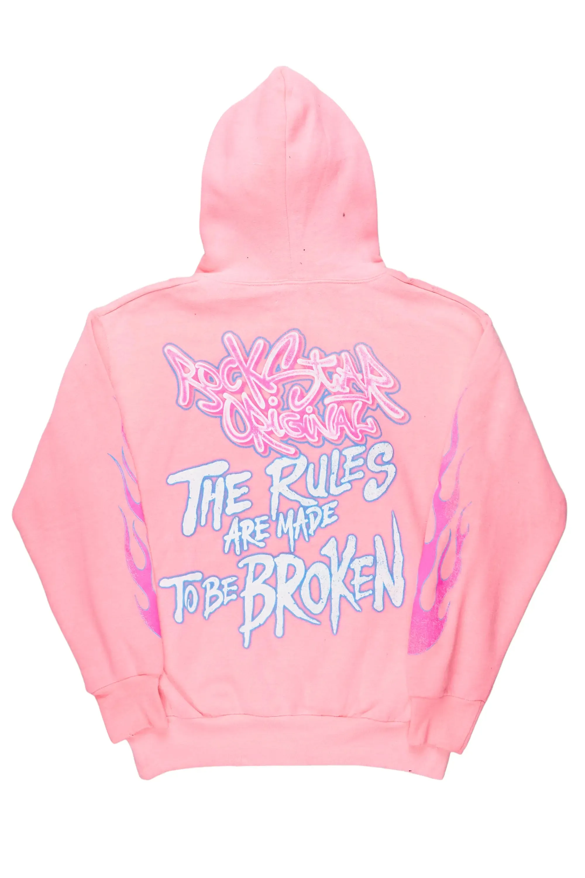 Rafe Pink Graphic Hoodie