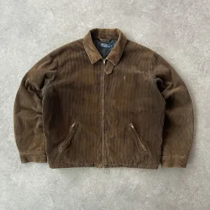 Ralph Lauren RARE 1990s corduroy heavyweight Harrington jacket (XL)