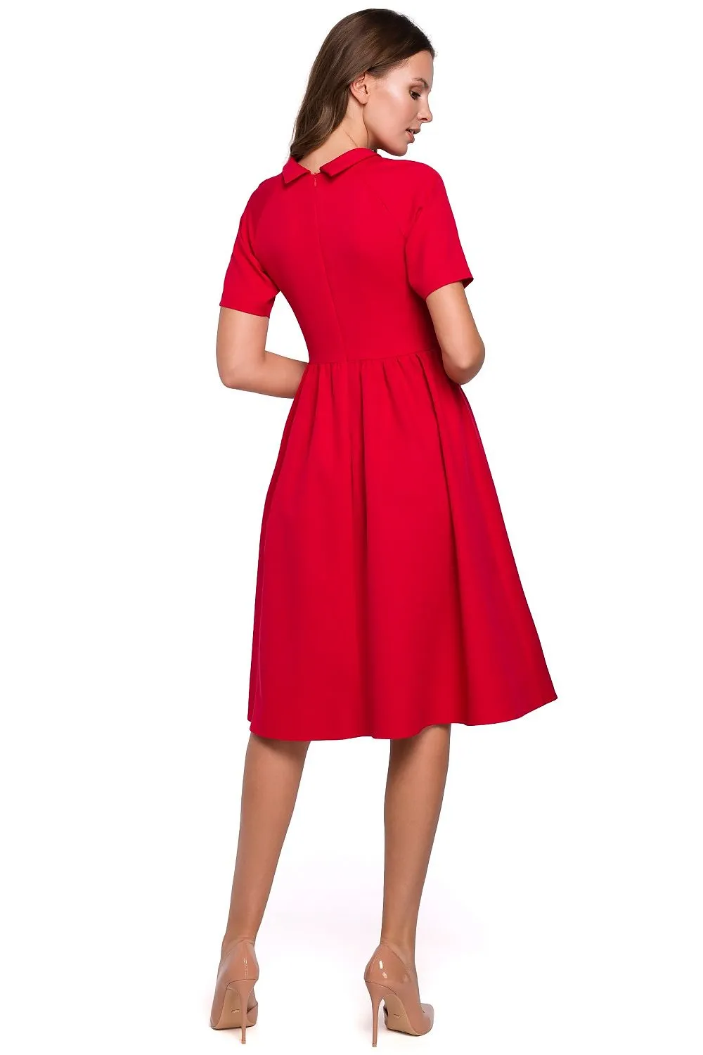 Sabrina Daydress Solid Red