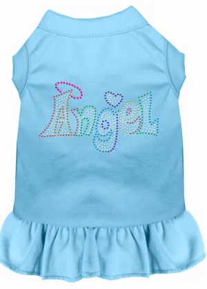 Technicolor Angel Rhinestone Pet Dress Baby Blue Xl (16)