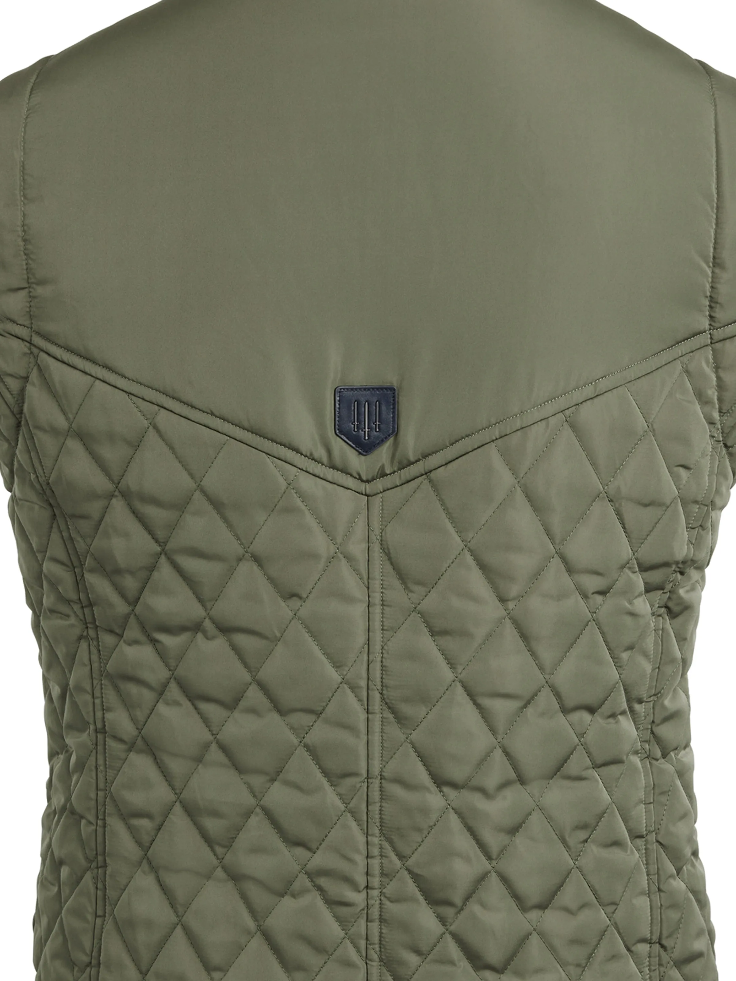 The George Quilted Gilet (Vest) - Sage