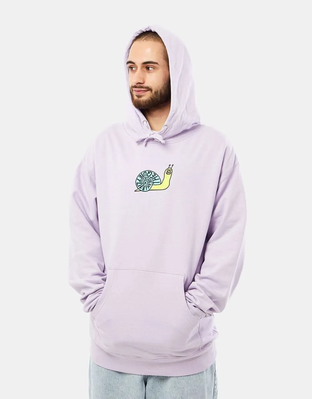 The Quiet Life Snail Pullover Hoodie - Lilac