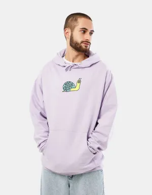 The Quiet Life Snail Pullover Hoodie - Lilac